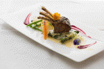 Verfijnd bord van het Chef's Menu
